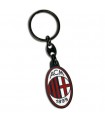 Portachiavi in Metallo Logo A.C. Milan  smaltato a mano