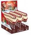 LECCA LECCA SANTA CLAUS H 8X5 CM  CIOCCOLATO AL LATTE BELFINE DA 25g EXPO 24 PZ.