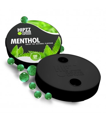 HIPZZ PALLINE AROMATIZZATE AL MENTOLO ESPOSITORE DA 12PZ CONF. DA 100 PALLINE