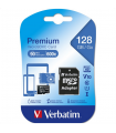 SCHEDA MICRO SDXC PREMIUM VERBATIM DA 128GB