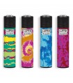 Accendino Clipper LARGE TIE DIE 1  conf. 48 pz. assortito con 4 grafiche