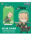 OCEAN BOMB ONE PIECE ZORO BEVANDA FRIZZANTE  AL GUSTO DI LIMONE E MIELE DA 330 ML