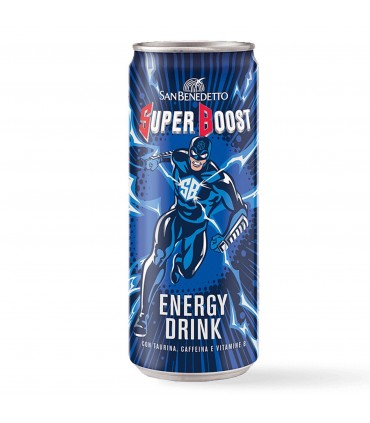 BEVANDA SUPER BOOST ENERGY DRINK LATTINA DA 330ml CONF. 24 pz.