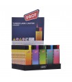 Accendino ELETTRONICO Prof TurboFlamy  GRADIENT color  conf. 50 pz. ASSORTITO CON 5 COLORI