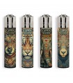 Accendino Clipper LARGE EXOTIC ANIMALS  conf. 48 pz. assortiti con 4 grafiche