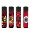 Accendino Clipper LARGE DIABOLIC FRUITS  conf. 48 pz. assortiti con 4 grafiche