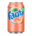 FANTA AL GUSTO PESCA SODA EDIZIONE U.S.A. LATTINA DA 355ml CARTONE DA 12 PZ.