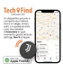 LOCALIZZATORE GPS TECH FIND CON LICENZA APPLE UFFICIALE F.C. JUVENTUS  CON GANCIO PORTACHIAVI