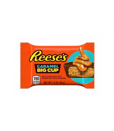 Reese's Big Cup Caramel cioccolato, burro d’arachidi e caramello CONF.16 PZ X 79GR